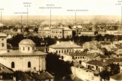 Vedere din turnul clopotniței Mitropoliei - București, 1856 (foto Ludwig Angerer)